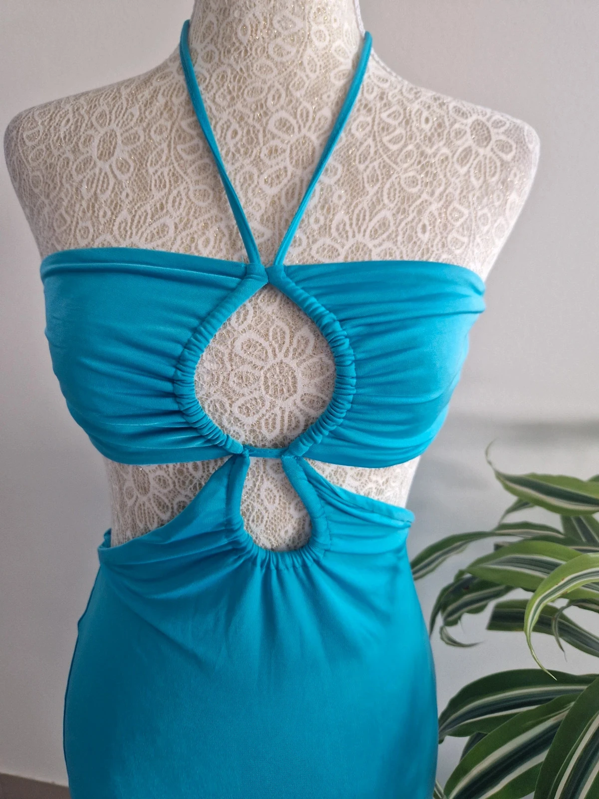 Lang turquoise jurkje - S - Tally Weijl – photo 2